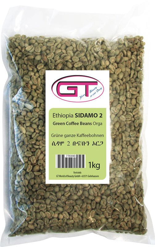 GT World Coffee Ethiopia ORG (Sidamo gr 2) 1kg | gtworld.be 