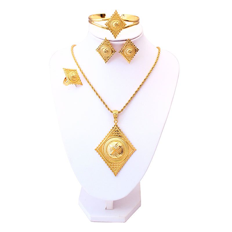 Habesha  Schmuck Jewellery Gold AF-35 | gtworld.be 