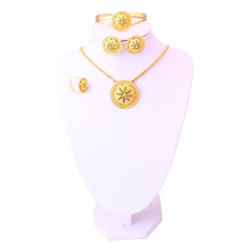 HABESHA Health & Beauty Habesha  Schmuck Jewellery Gold Af-37 Small