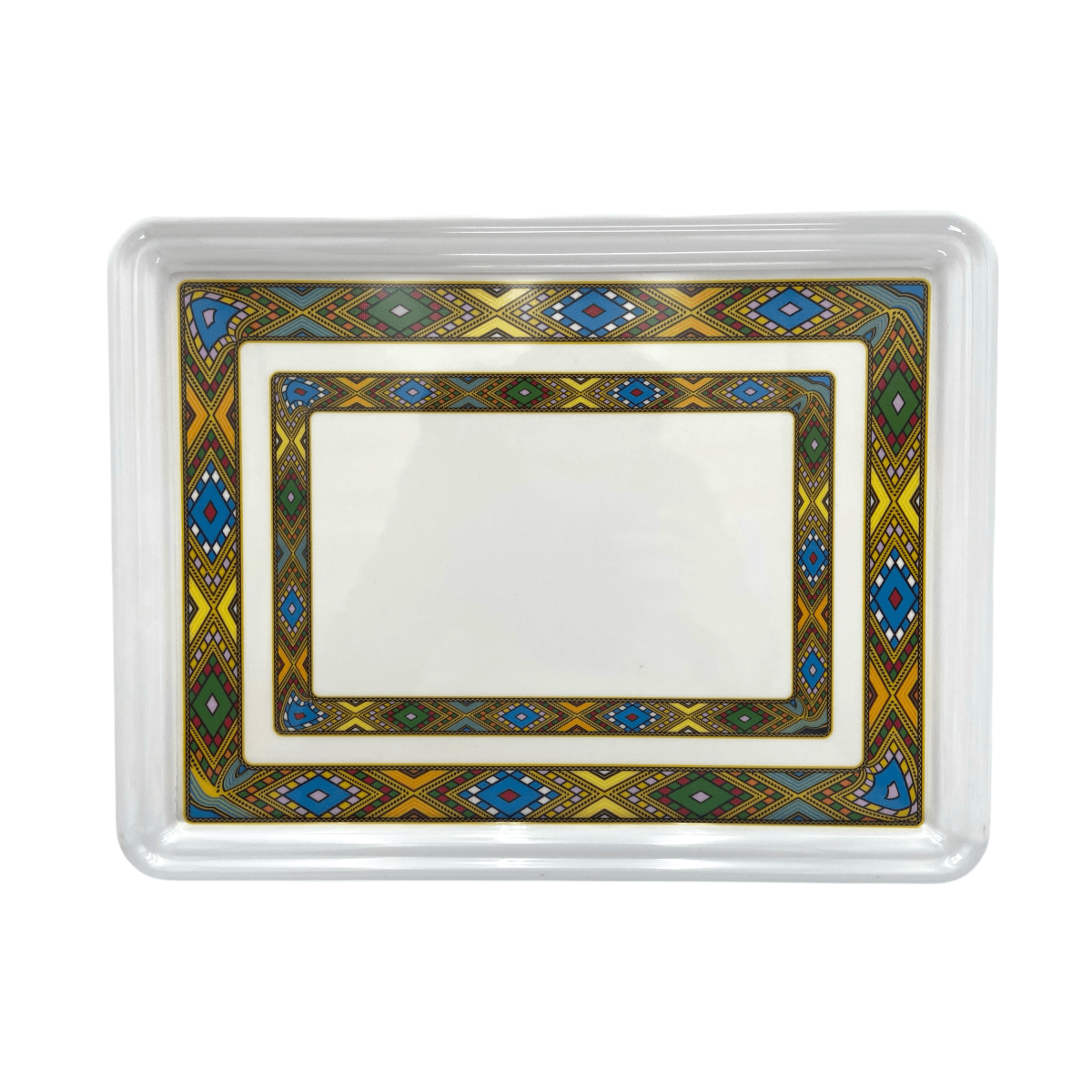 HABESHA Health & Beauty Habesha Shewhat Melamine coffee table Mid 601 37x28x5.8cm pattern/Illustration