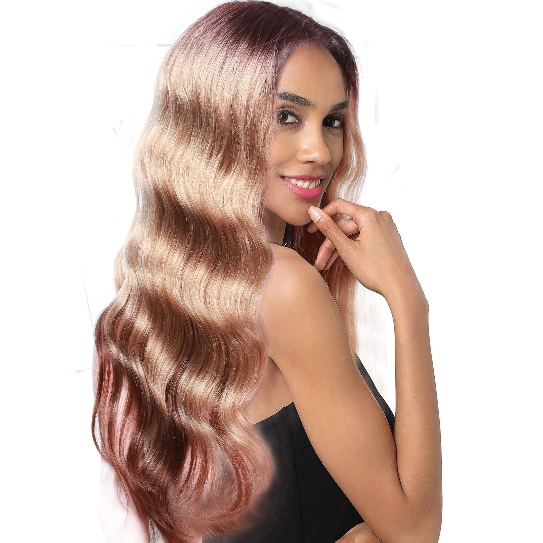 Hair by Sleek Health & Beauty #GT2/5/18 Hair By Sleek Cynthia Human Hair Lace Wig 21"
