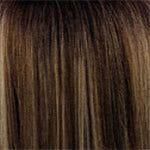 Hair by Sleek Health & Beauty Mittelbraun-Blond-Honigblond Mix Ombre #T4/18/24 Hair by Sleek Spotlight Premium Wig Demi Human and Synthetic Hair Mix