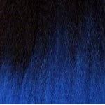 Hair by Sleek Health & Beauty Schawarz-Blau Mix Ombré T1B/Blue Sleek Noble Gold 100% Premium Synthetic Hair 1 Pack with Lace Closure Big Water Weave