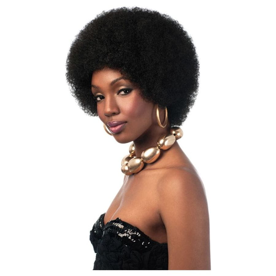 Hair by Sleek Health & Beauty SLEEK Big Afro Wig SH : 4 Mittelbraun