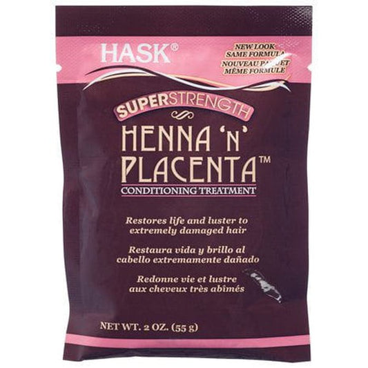 Hask Hask Super Strenght Henna'N' Placenta Conditioning Treatment 59Ml