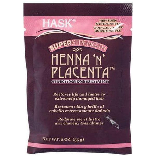 Hask Health & Beauty Hask Super Strength Henna'N' Placenta Conditioning Treatment 59Ml