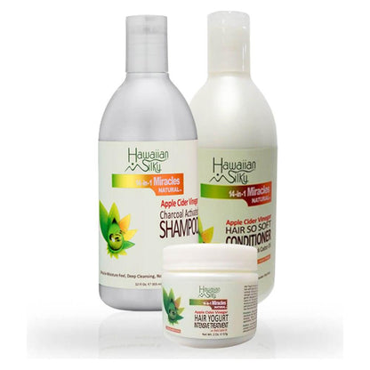 Hawaiian Silky Hair ACV Softener Bundle