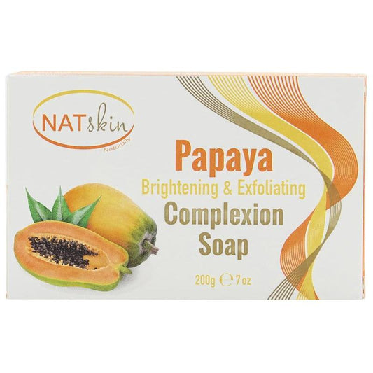 HAZ Health & Beauty Natskin: Papaya Brightening & Exfoliating Soap 200G