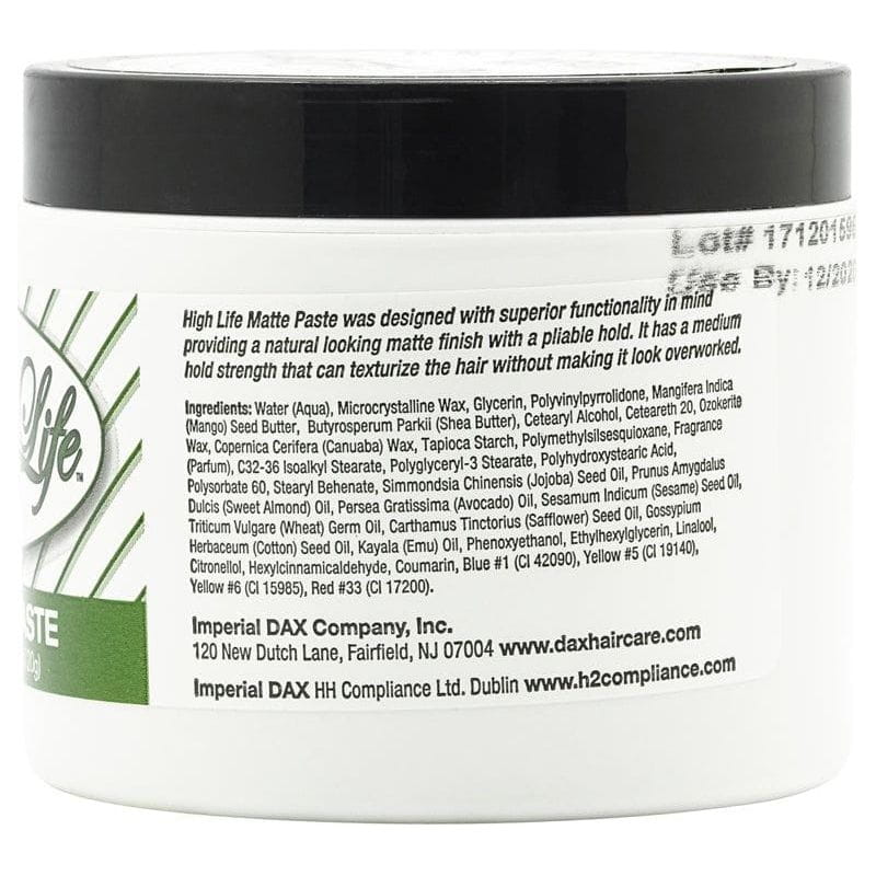 High Life Health & Beauty High Life Matte Paste 120g