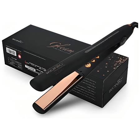 Ikonic Health & Beauty Ikonic Professional Gleam Hair Straightener Rose Gold Iconic Hair Straighteners