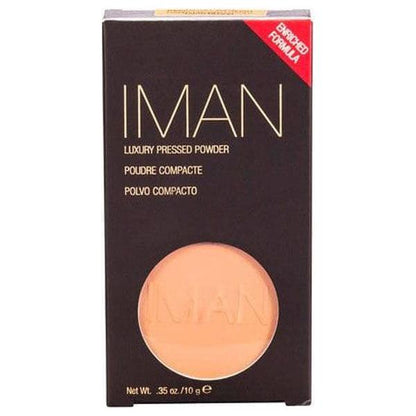 Iman Health & Beauty Iman Luxury Pressed Powder Earth Medium 10g