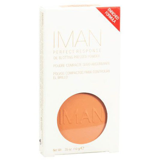 Iman Iman Perfect Response Oil-Blotting Pressed Powder Light Medium 10g