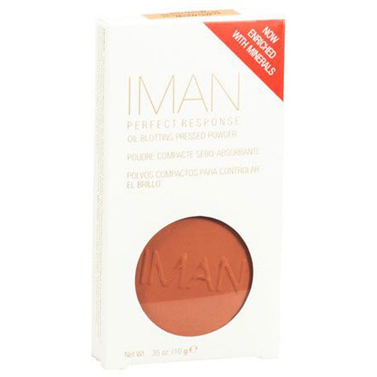 Iman Iman Perfect Response Oil-Blotting Pressed Powder Medium Deep 10g