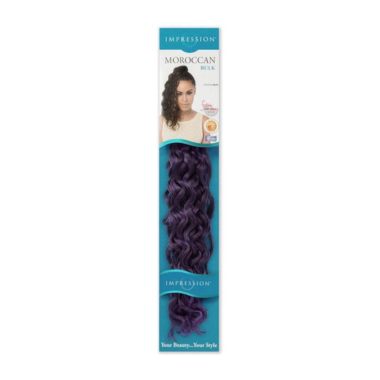 Impression Health & Beauty Schwarz-Braun Mix #P1B/33 Moroccan Bulk Print - Synthetic Hair 20'' Color: P1B/33