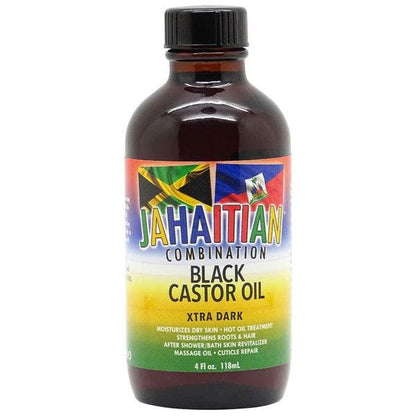 Jahaitian Combination Health & Beauty Jahaitian Combination Black Castor Oil Xtra Dark Hot Oil Treatment 118ml