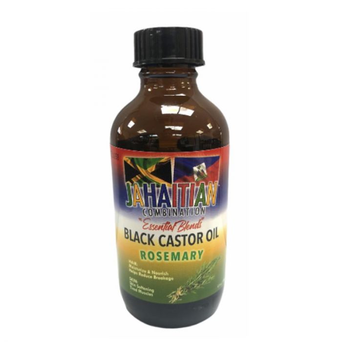 Jahaitian Combination Black Castor Oil Original Rosemary 4oz | gtworld.be 