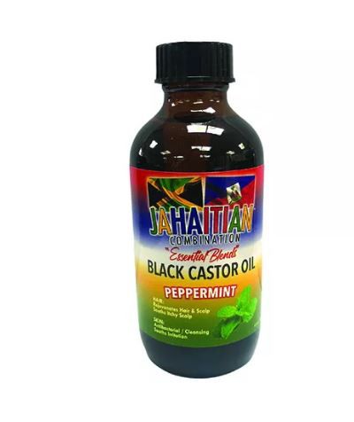Jahaitian Combination Black Castor oil  Peppermint 4oz | gtworld.be 
