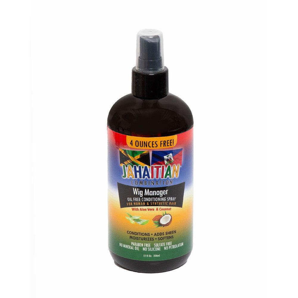 Jahaitian Combination Wig Manager Conditioning Spray With Aloe Vera And Coconut 12 oz | gtworld.be 