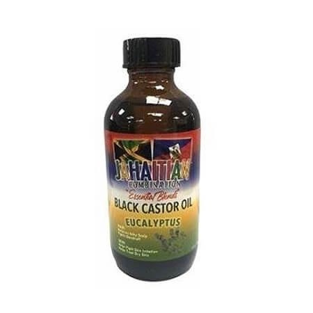 Jahaitian Essential Blend Black Castor Oil & Eucalyptus 4oz | gtworld.be 