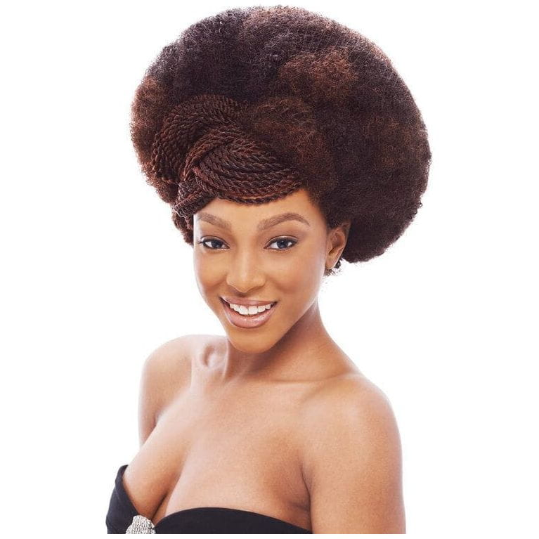 Janet Collection Health & Beauty Janet Collection Noir 2X Afro Kinky Bulk 24" 100% Kanekalon Fiber