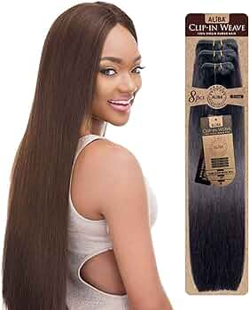 Janet Collection Janet Collection 11A Aliba 100% Virgin Human Hair Clip In Weave (8pcs)