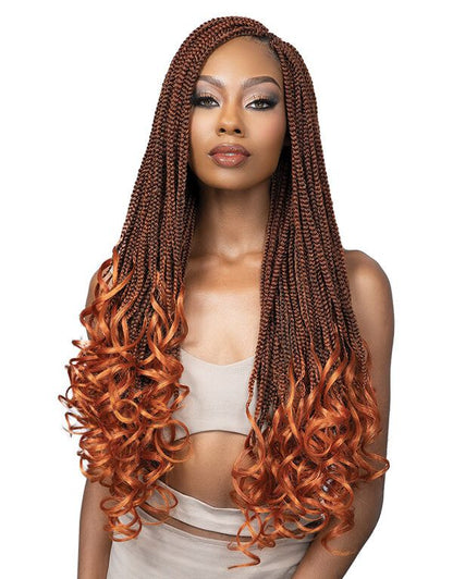 Janet Collection Janet Collection 3X Pre-Stretched French Curl Cheveux synthétiques  48"