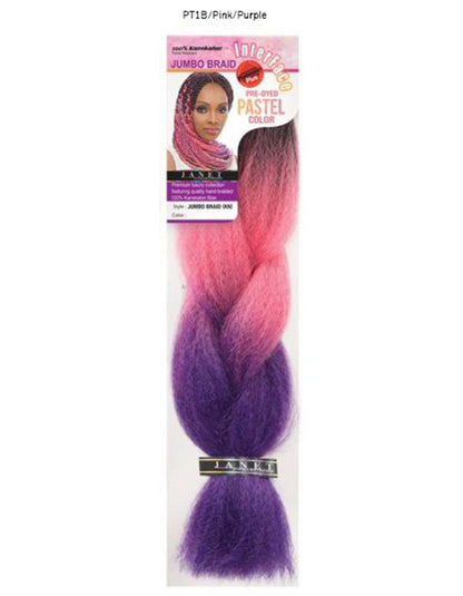 Janet Collection Janet Collection Jumbo Braid (KN) Pre-Dyed Pastel Color Synthetic Hair