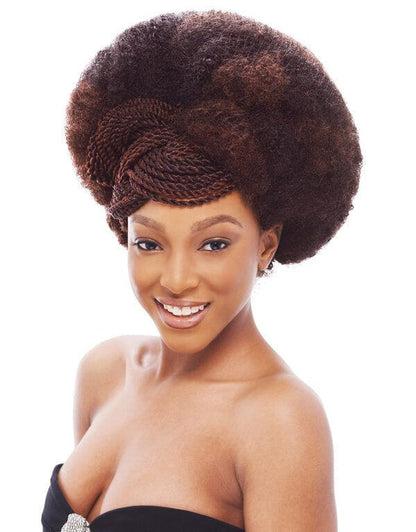 Janet Collection Janet Collection Noir 2X Afro Kinky Bulk 24" 100% Kanekalon Fiber