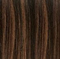 Janet Collection Schwarz-Kupferbraun Mix #F1B/30 Janet Collection Lavish De vrais cheveux  Sasha Perücke