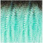 Janet Collection Schwarz-Mint-Hellmint Mix Ombre #PT1B/Mint/LMint Janet Collection Jumbo Braid (KN) Pre-Dyed Pastel Color Synthetic Hair