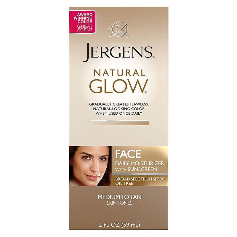 Jergens Natural Glow Face Daily Moisturizer Medium to Tan 59ml