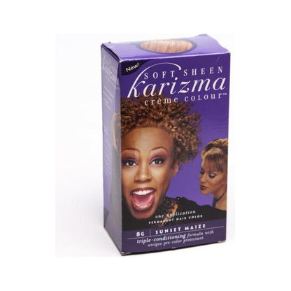 Karizma Health & Beauty Karizma Permanent Hair Color Sunset Maize :8G  21416 Karizma Soft Sheen Permanent Creme Hair Colour