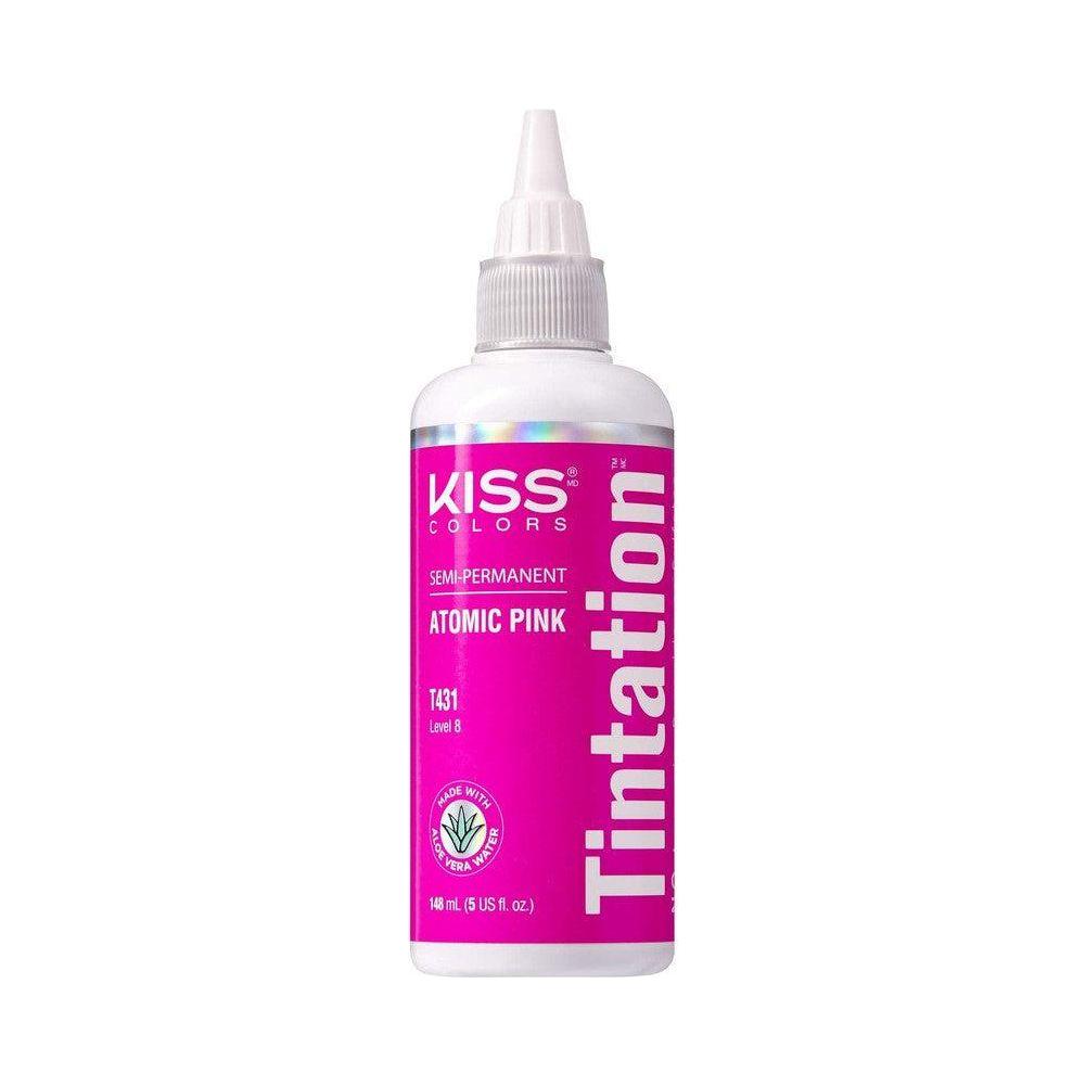 Kiss Health & Beauty Kiss Tintation  Atomic Pink Kiss Semi-Permanent Hair Color Tintation 148ml