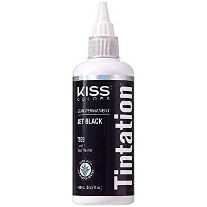 Kiss Health & Beauty Kiss Tintation  Jet Black Kiss Semi-Permanent Hair Color Tintation 148ml