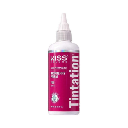 Kiss Health & Beauty Kiss Tintation  Raspberry P Kiss Semi-Permanent Hair Color Tintation 148ml