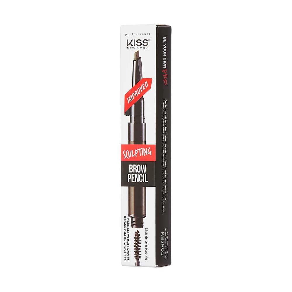 Kiss New York Health & Beauty KNP Sculpting Pencil - Deep Dark Brown Kiss New York Top Brow Sculpting Pencil