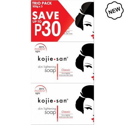 Kojie San Skin Lightening Soap 100g Pack Of 3 Soaps | gtworld.be 