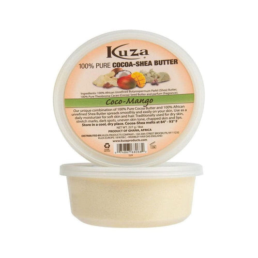 Kuza Health & Beauty Kuza 100% Pure Cocoa-Shea Butter Coco-Mango 8 oz