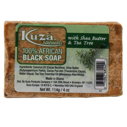 Kuza 100% African Black With Shea Butter & Tea Tree 4 oz | gtworld.be 