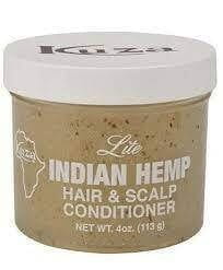 Kuza Lite Indian Hemp Hair & Scalp Conditioner 4 Oz | gtworld.be 