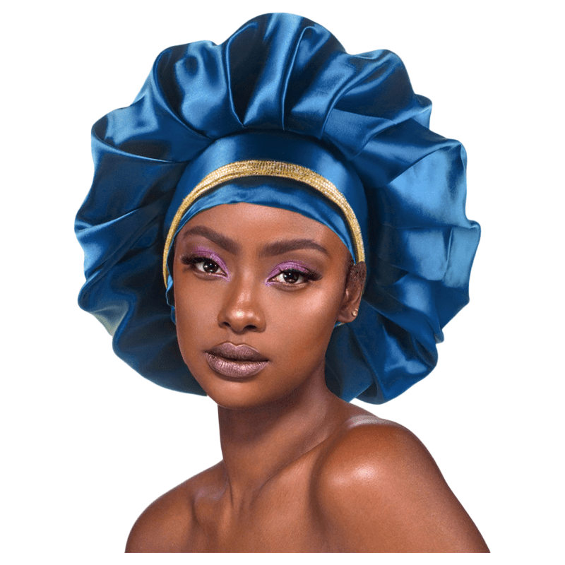 London Loox Health & Beauty London Loox Luxury Bonnet Blue #2 London Loox Luxury Satin Bonnets