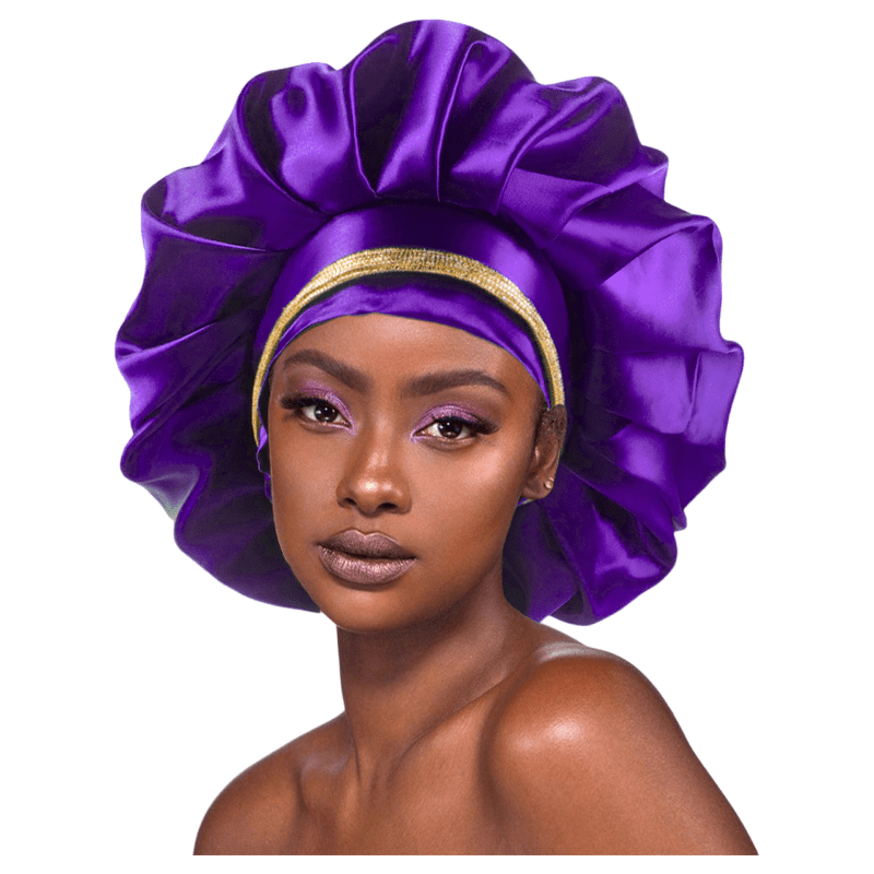 London Loox Health & Beauty London Loox Luxury Bonnet Purple #4 London Loox Luxury Satin Bonnets