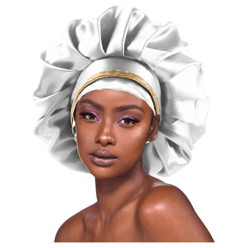 London Loox Health & Beauty London Loox Luxury Bonnet White #9 London Loox Luxury Satin Bonnets