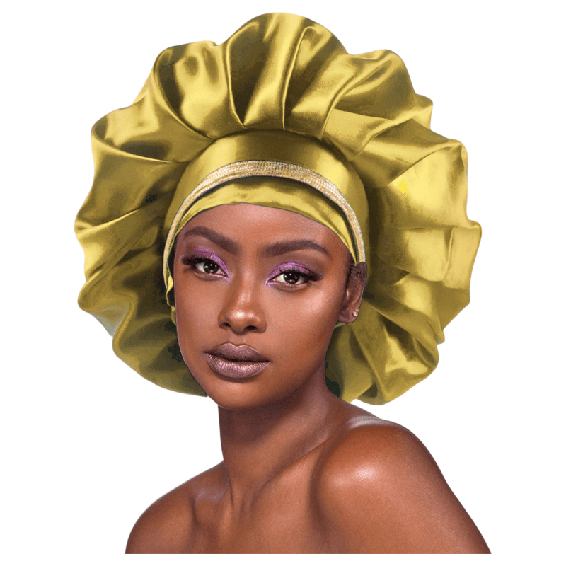 London Loox Health & Beauty London Loox Luxury Bonnet Yellow #11 London Loox Luxury Satin Bonnets