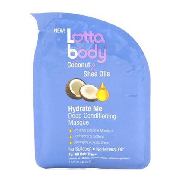 Lotta body Health & Beauty Coconut & Shea Oils Hydrate Me Deep Conditioning Mask 45ml