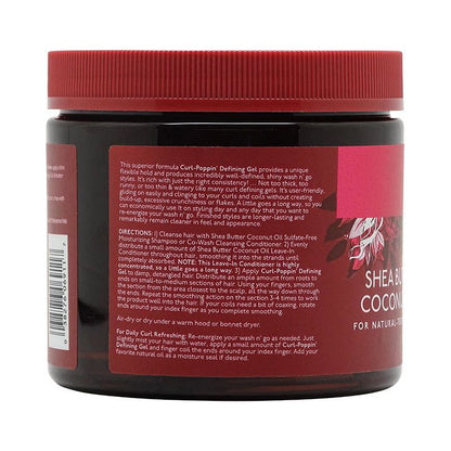 Pink Shea Butter Coconut Oil Curl - Poppin' Definning Gel 454g