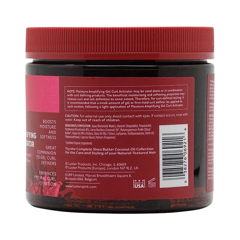 Pink Shea Butter Kokosnussöl Gel Lockenaktivator 454g