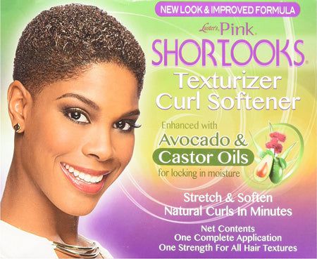 Pink ShortLooks Texturizer with Avocado & Castor Oil | gtworld.be 