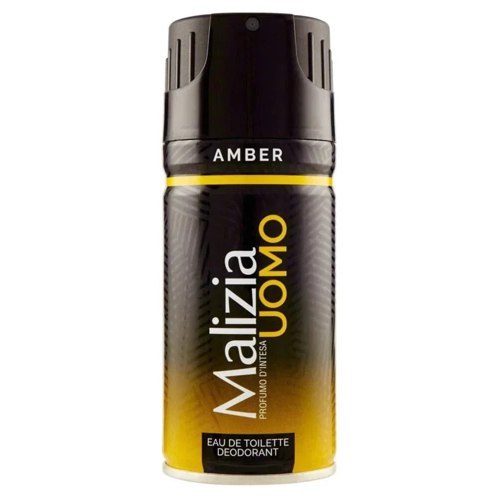 Malizia Health & Beauty Malizia - Eau de Toilette Deodorant Amber Yellow 150ml