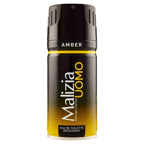 Malizia Health & Beauty Malizia - Eau de Toilette Deodorant Amber Yellow 150ml